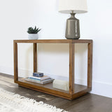 Abbyson Chevron Wood 4 Piece Table Collection