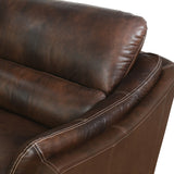 Abbyson Denver Top Grain Leather Armchair