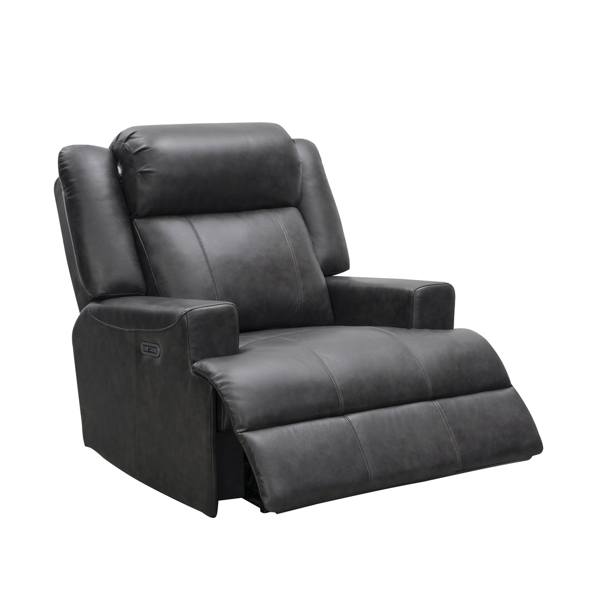 Abbyson Elliot Top Grain Leather Dual Power Recliner