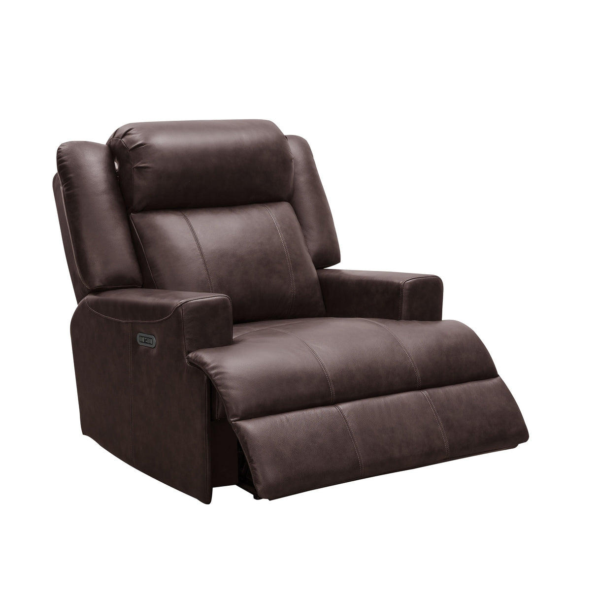 Abbyson Elliot Top Grain Leather Dual Power Recliner