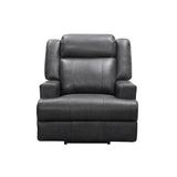 Abbyson Elliot Top Grain Leather Dual Power Recliner