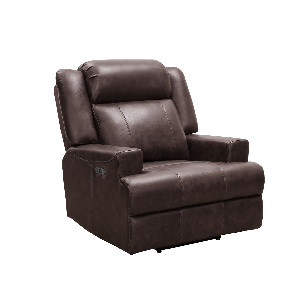 Abbyson Elliot Top Grain Leather Dual Power Recliner