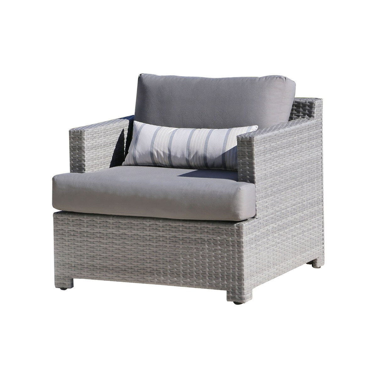 Abbyson Frankfurt Deep Seating Chair with Pillow, Set of 2