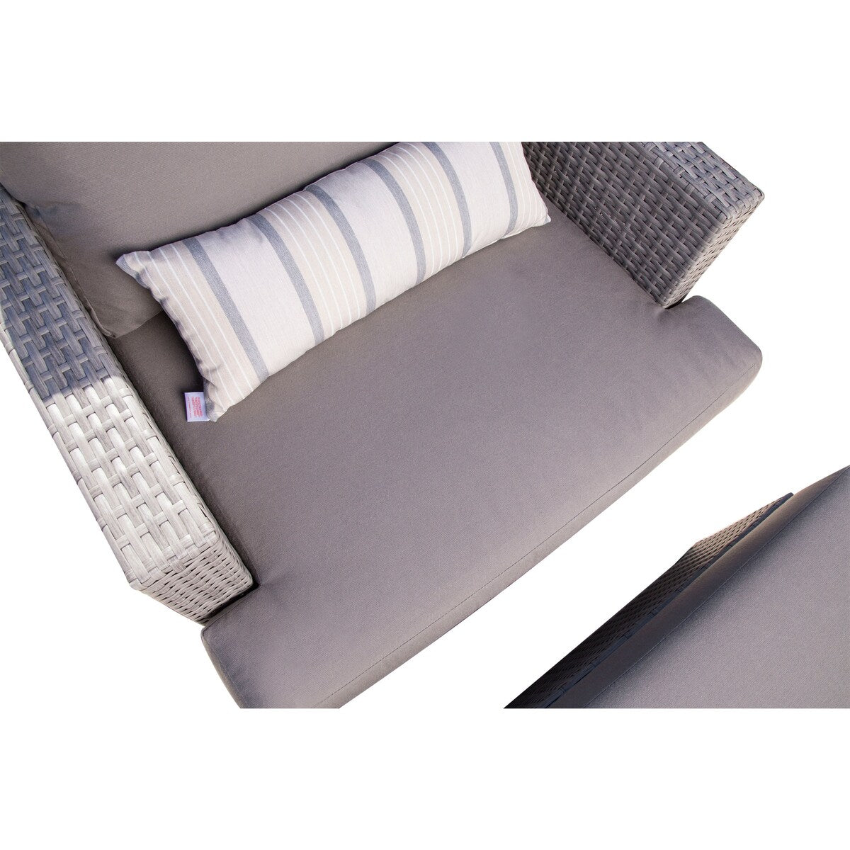 Abbyson Frankfurt Deep Seating Chair with Pillow, Set of 2