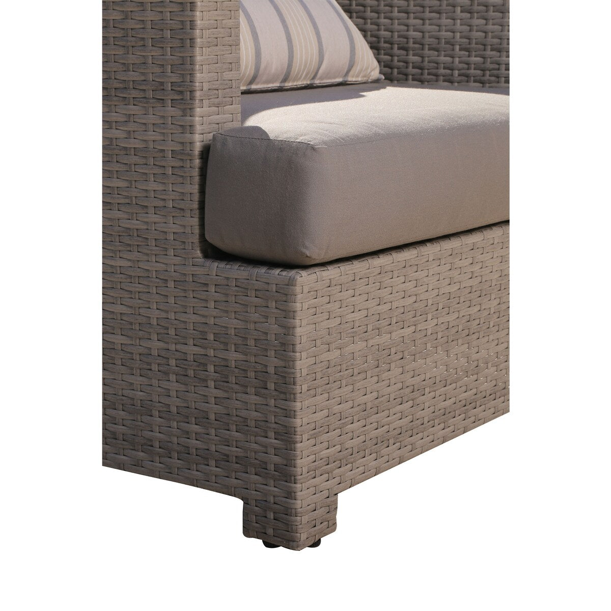 Abbyson Frankfurt Deep Seating Chair with Pillow, Set of 2