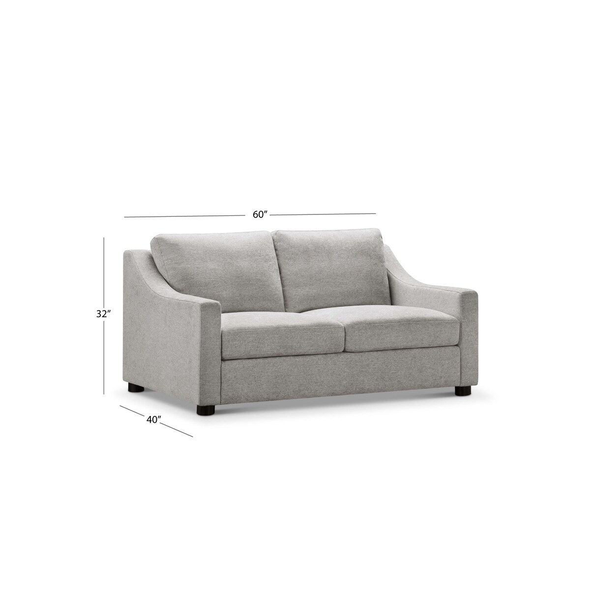 Abbyson Garcelle 3 Piece Stain Resistant Fabric Living Room Set