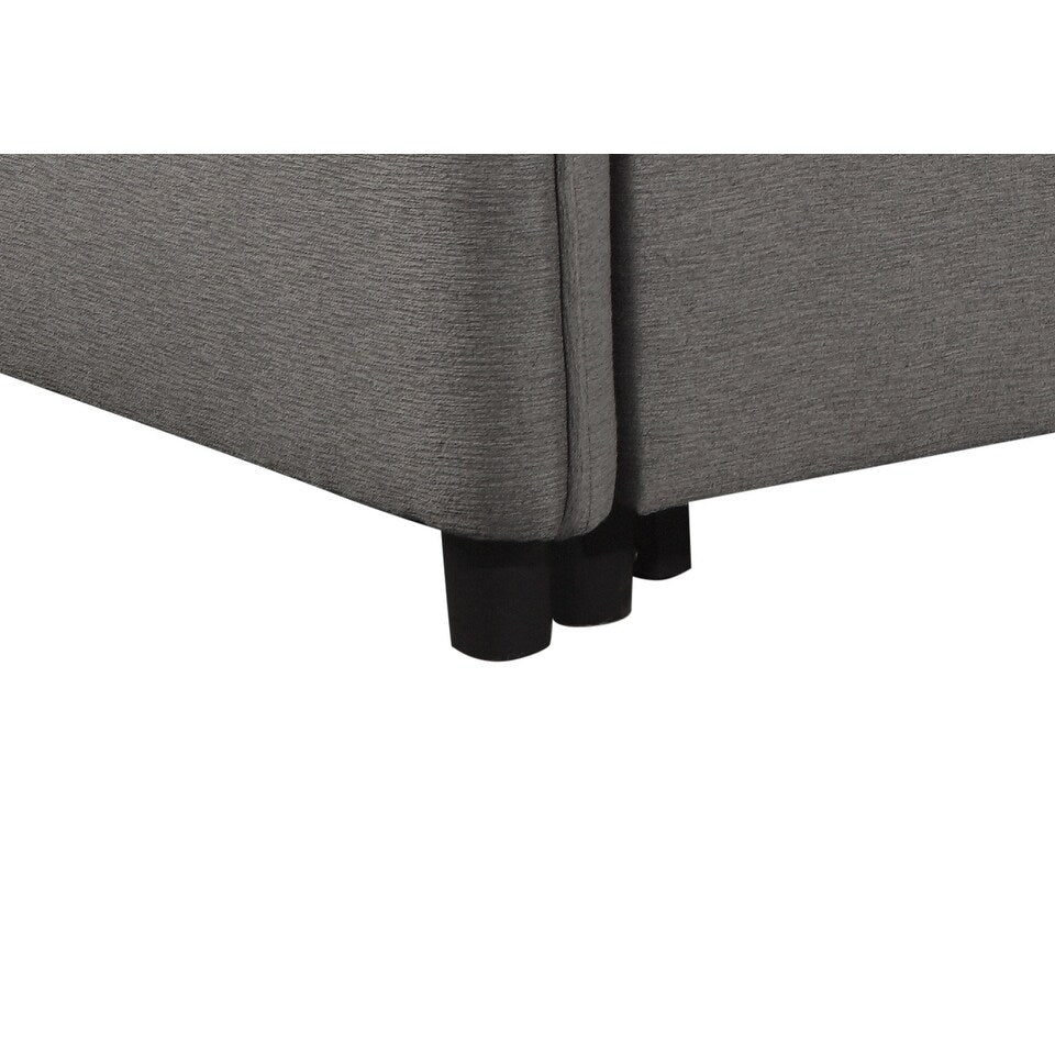 Abbyson Harper Stain-resistant Upholstered Sofa with Pullout Bed