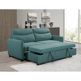 Abbyson Harper Stain-resistant Upholstered Sofa with Pullout Bed