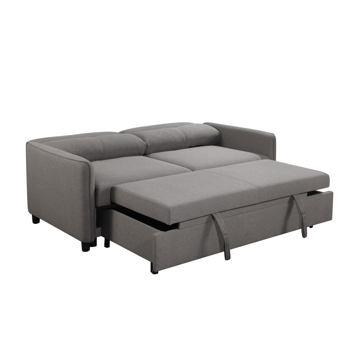 Abbyson Harper Stain-resistant Upholstered Sofa with Pullout Bed