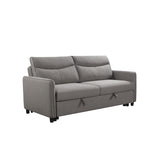 Abbyson Harper Stain-resistant Upholstered Sofa with Pullout Bed