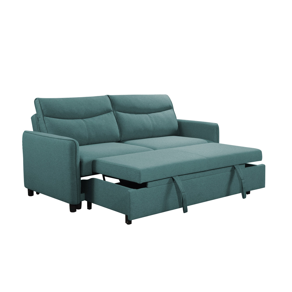 Abbyson Harper Stain-resistant Upholstered Sofa with Pullout Bed