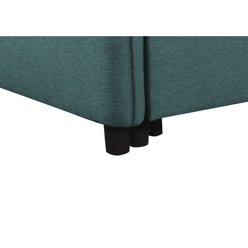 Abbyson Harper Stain-resistant Upholstered Sofa with Pullout Bed