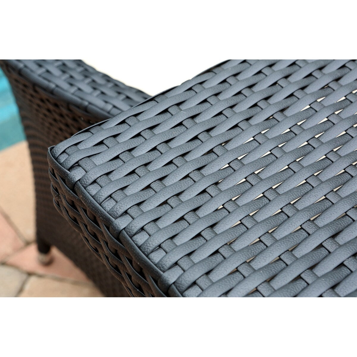 Abbyson Pasadena Outdoor Wicker Dining Table (ONLY)