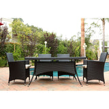 Abbyson Pasadena Outdoor Wicker Dining Table (ONLY)