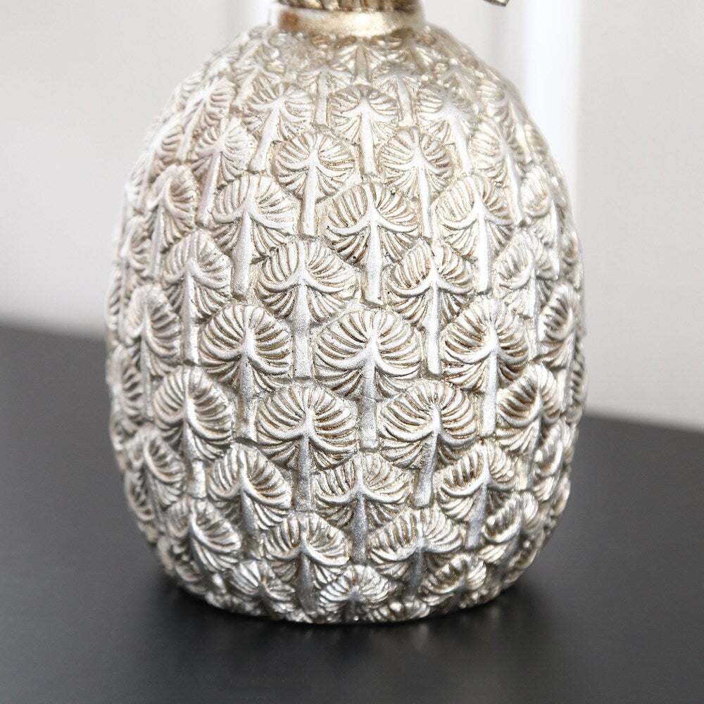 Pineapple Silver 18-inch Table Lamp (Set of 2) By Abbyson