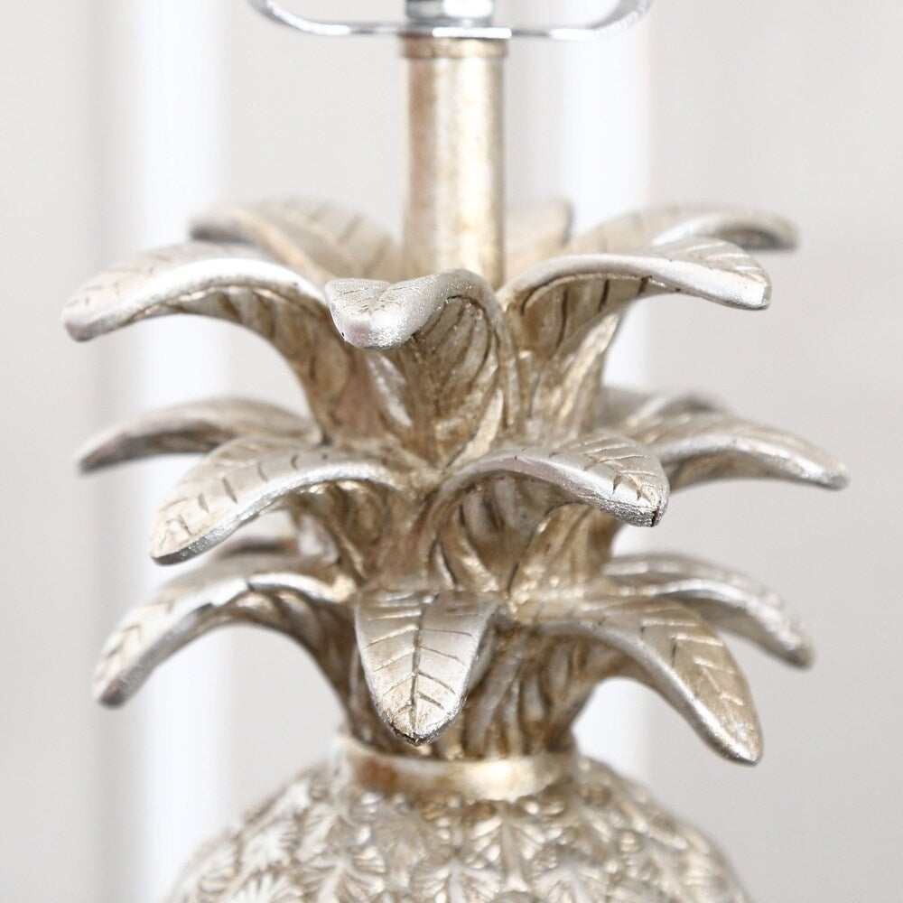Pineapple Silver 18-inch Table Lamp (Set of 2) By Abbyson