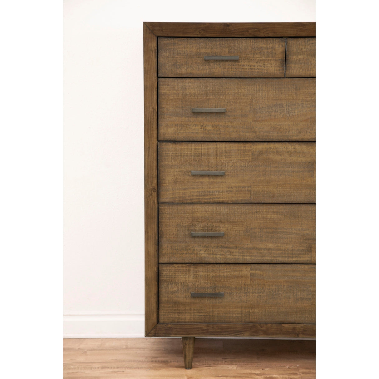 Abbyson Retro Mid Century 6 Drawer Wood Chest
