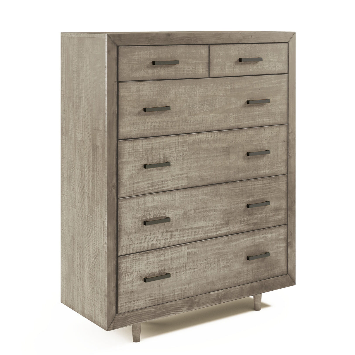 Abbyson Retro Mid Century 6 Drawer Wood Chest