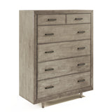 Abbyson Retro Mid Century 6 Drawer Wood Chest