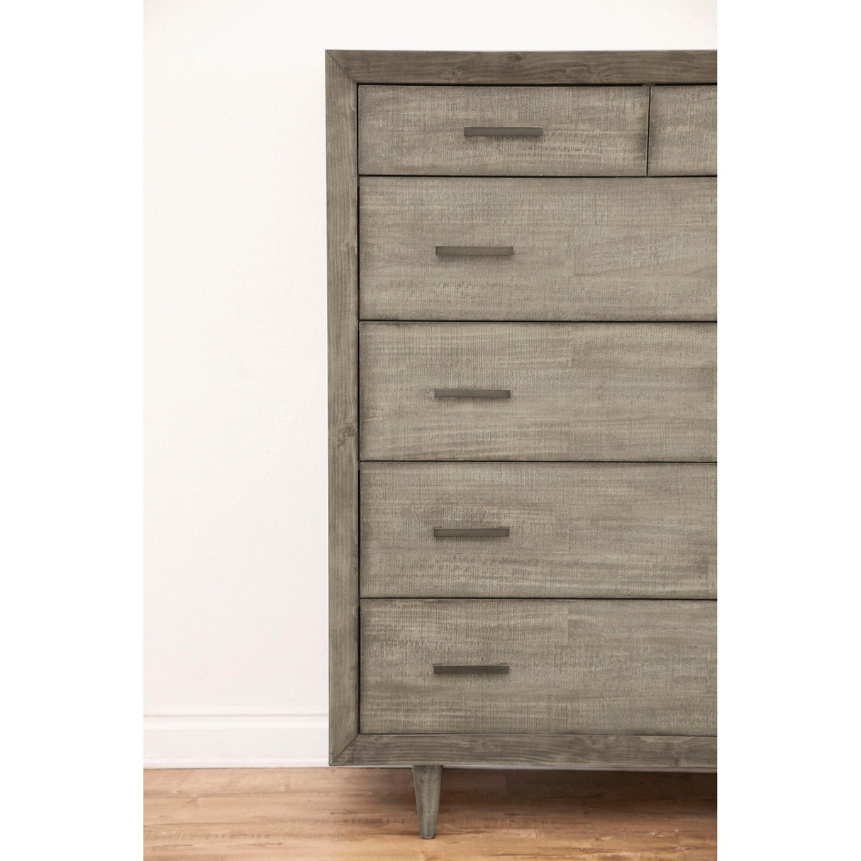 Abbyson Retro Mid Century 6 Drawer Wood Chest