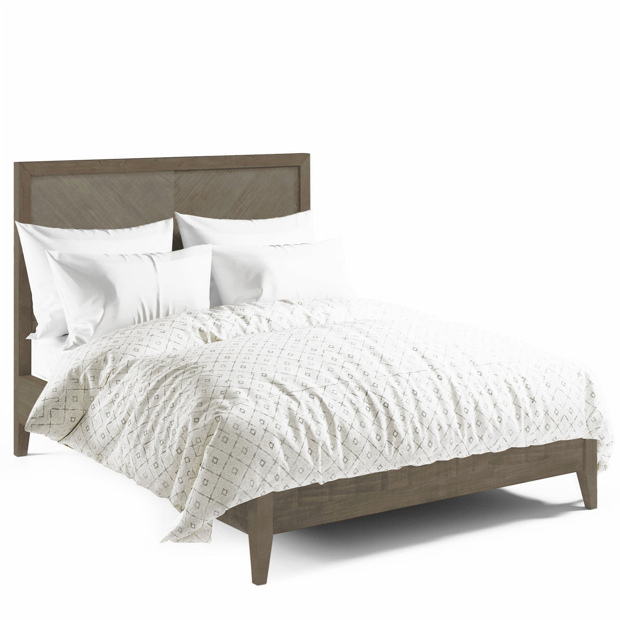 Abbyson Retro Mid-century Wooden Platform Bed