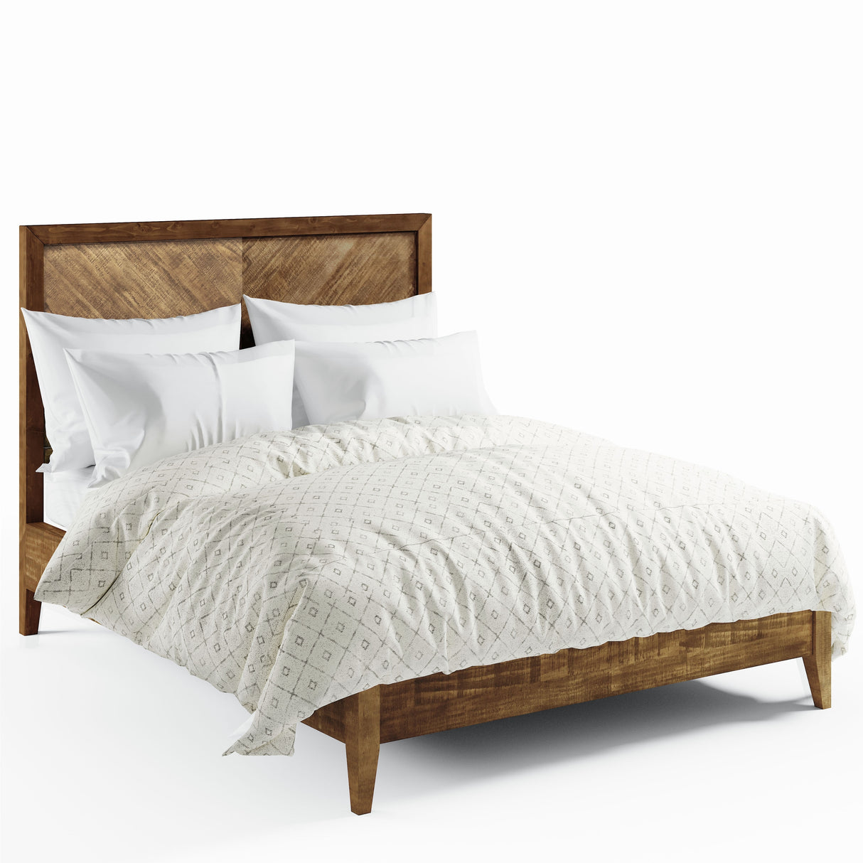 Abbyson Retro Mid-century Wooden Platform Bed