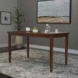 Abbyson Theo 60 Inch Wood Counter Height Dining Table