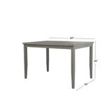Abbyson Theo 60 Inch Wood Counter Height Dining Table