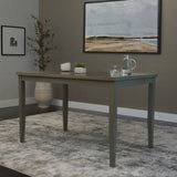Abbyson Theo 60 Inch Wood Counter Height Dining Table