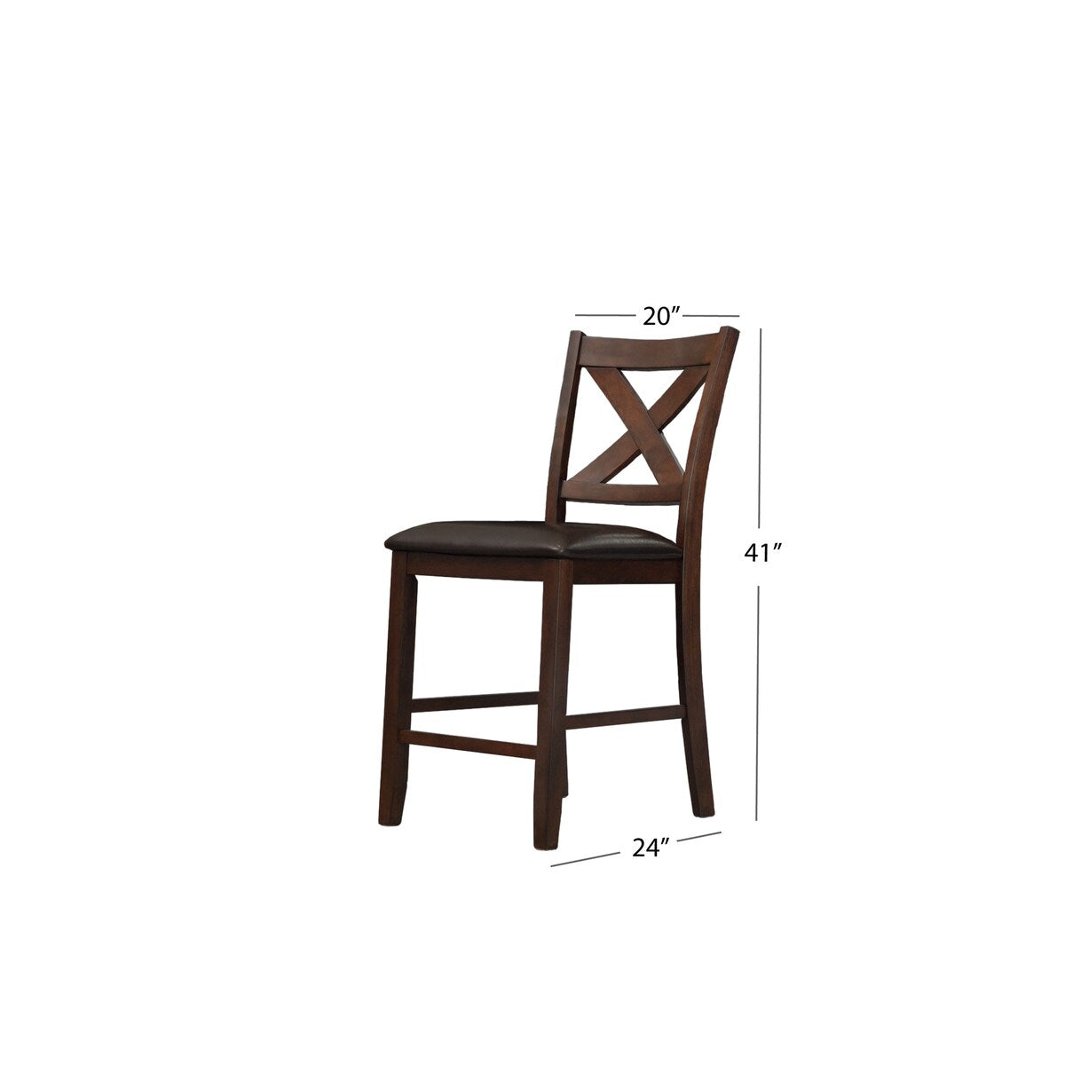 Abbyson Theo 7 Piece Counter Height Dining Set