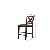 Abbyson Theo 7 Piece Counter Height Dining Set