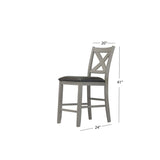 Abbyson Theo 7 Piece Counter Height Dining Set