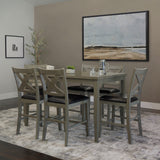 Abbyson Theo 7 Piece Counter Height Dining Set