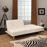 Abbyson Tisdale Faux Leather Futon Bed