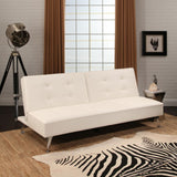 Abbyson Tisdale Faux Leather Futon Bed