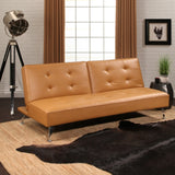 Abbyson Tisdale Faux Leather Futon Bed