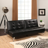 Abbyson Tisdale Faux Leather Futon Bed