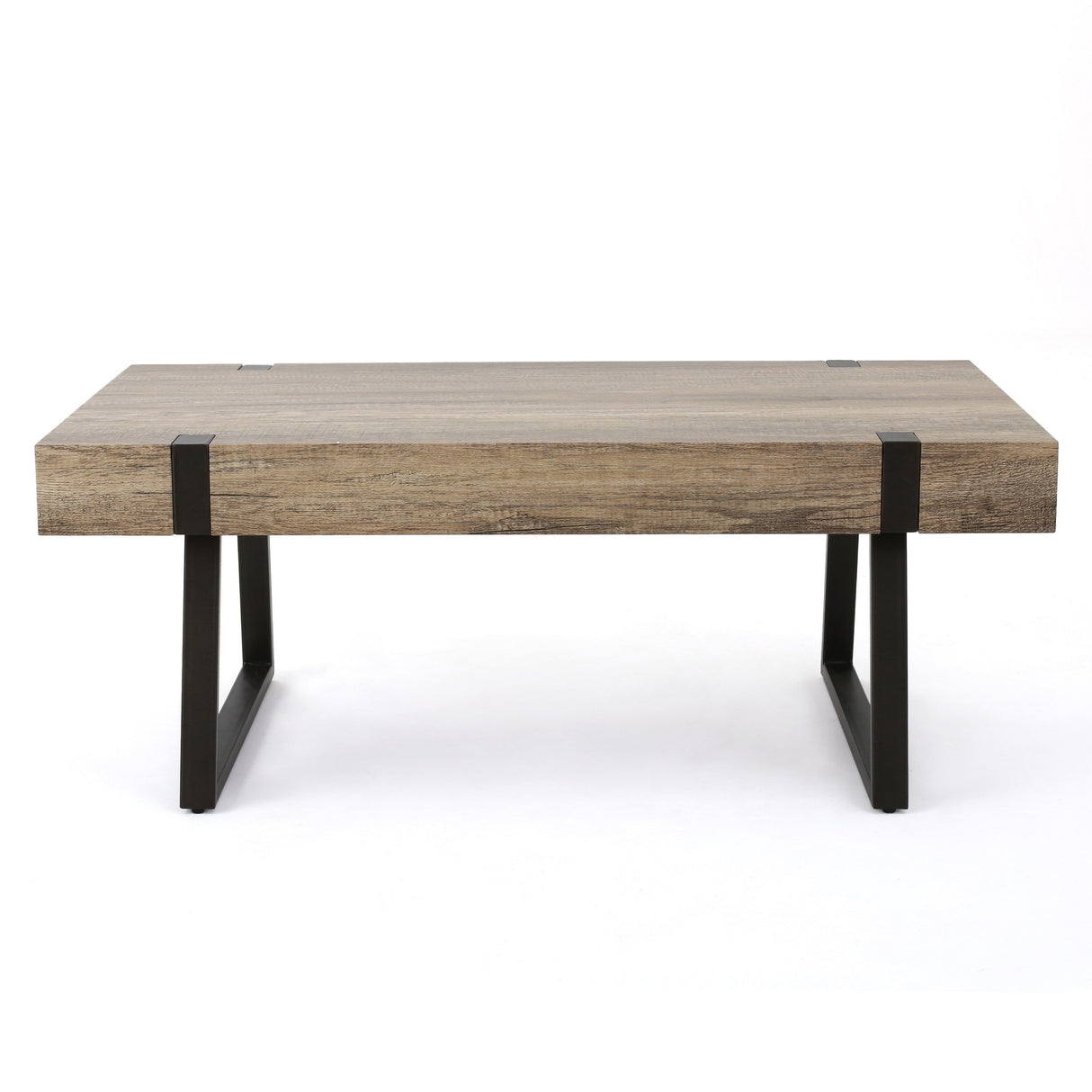 Abitha Faux Wood Coffee Table by Christopher Knight Home - 43.25" L x 23.60" W x 16.75" H