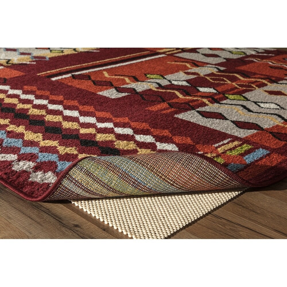 Abner Contemporary Diamond Geometric Area Rug - 8' x 10'