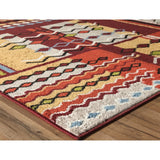Abner Contemporary Diamond Geometric Area Rug - 8' x 10'