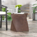 Abney Outdoor Lightweight Concrete Side Table by Christopher Knight Home