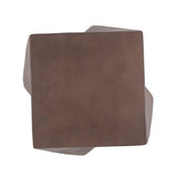Abney Outdoor Lightweight Concrete Side Table by Christopher Knight Home