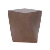 Abney Outdoor Lightweight Concrete Side Table by Christopher Knight Home