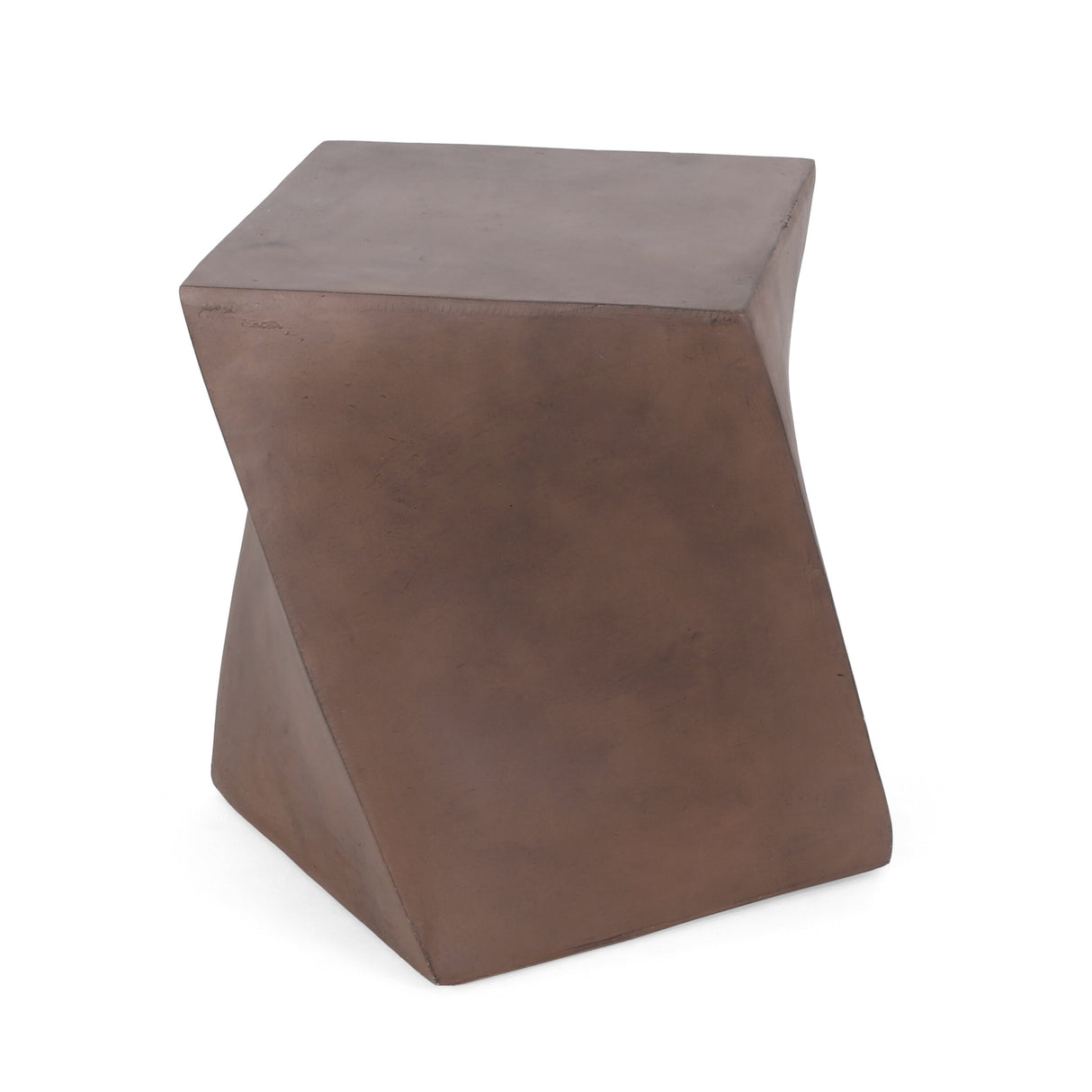 Abney Outdoor Lightweight Concrete Side Table by Christopher Knight Home