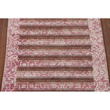 Abstract Accent Rug Handmade Multi-Color Wool Carpet - 2'8"x 4'9"