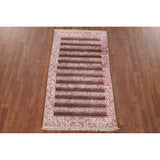 Abstract Accent Rug Handmade Multi-Color Wool Carpet - 2'8"x 4'9"