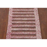 Abstract Accent Rug Handmade Multi-Color Wool Carpet - 2'8"x 4'9"