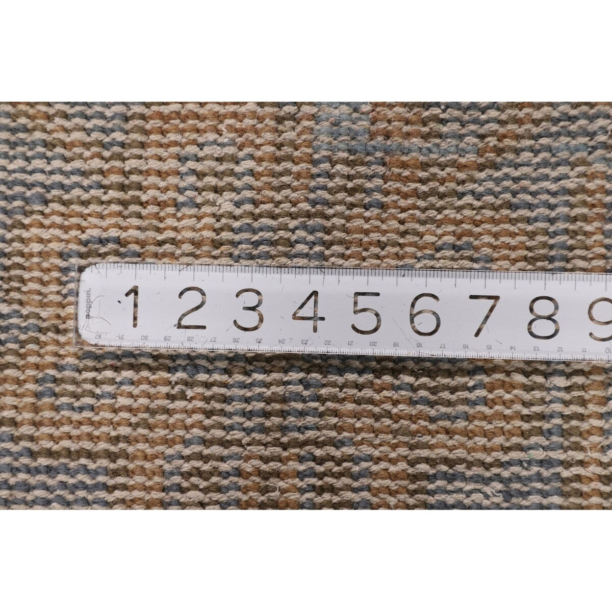 Abstract Contemporary Area Rug Hand-Knotted Wool Carpet - 8'10"x 11'8"