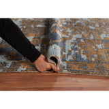 Abstract Contemporary Area Rug Hand-Knotted Wool Carpet - 8'10"x 11'8"