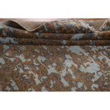 Abstract Contemporary Area Rug Hand-Knotted Wool Carpet - 8'10"x 11'8"